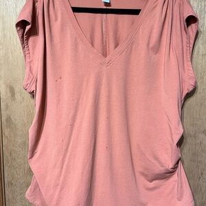 Women's V-Neck Pink‎ Top